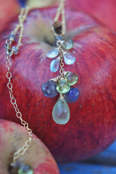 アクセサリー CASCADE PENDANT NECKLACE Diamond Cascade Pendant Necklace - Marigold Jewelry